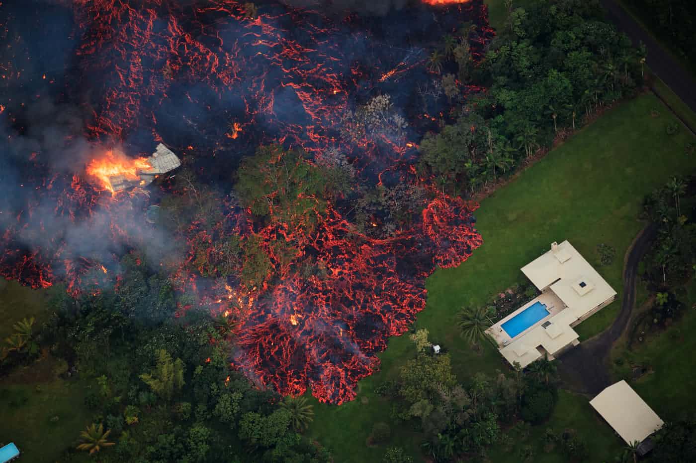 Erupção do vulcão Kilauea no Havaí já destruiu mais de 30 casas