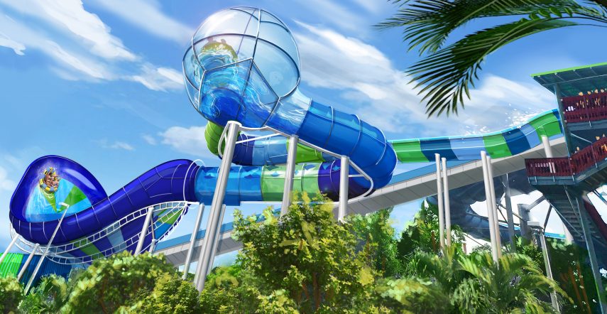 Aquatica, o parque aquático da SeaWorld, vai inaugurar a Ray Rush, atração que vai refrescar os visitantes: jatos d’água lançam o bote em alta velocidade, que depois é girado em uma esfera d’água, e, por último, desliza através da asa de uma grande raia manta.