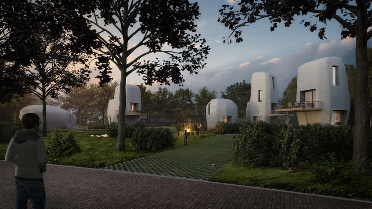 Holanda constrói casas habitáveis usando impressora 3D