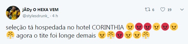 O hotel, em São Petersburgo, chama Corinthia, quase o mesmo que o clube brasileiro do qual o treinador Tite também já foi técnico