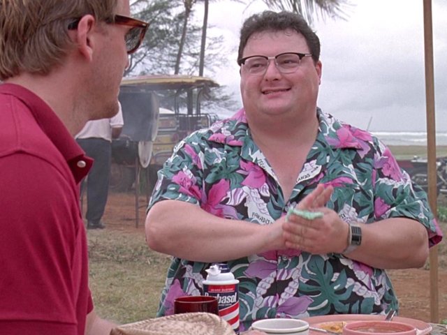 Wayne Knight interpretou Dennis Nedry.