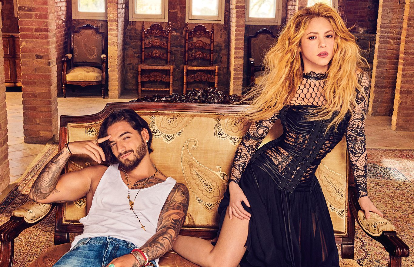 Shakira e Maluma gravam clipe de 'Clandestino' e mostram bastidores