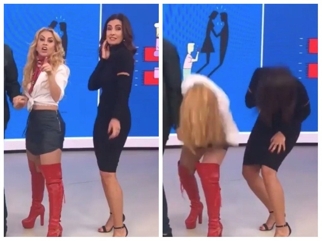 Fátima Bernardes bate cabelo com Joelma e famosos adoram!