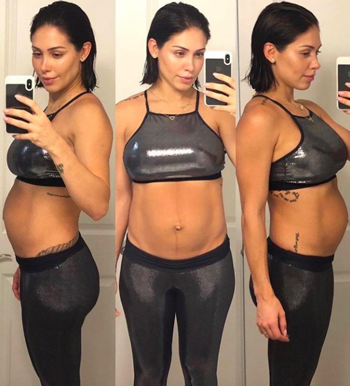 Bella Falconi mostra a barriga apenas seis dias após dar à luz – Vírgula, image size:1200x1326