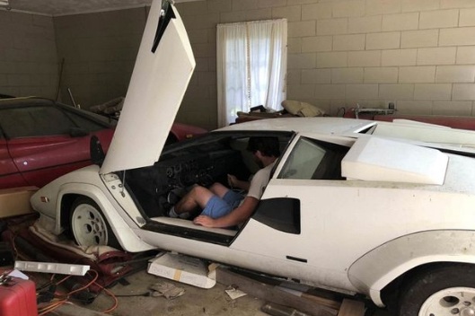 Estudante acha carros antigos na garagem da avó