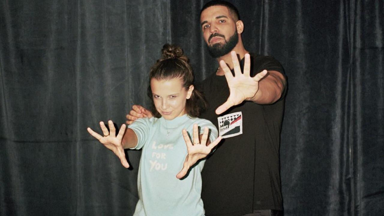 Millie Bobby Brown diz que Drake é seu amigo e conselheiro amoroso