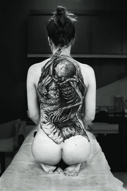 Tatuagens complexas do livro TTT Tattoo