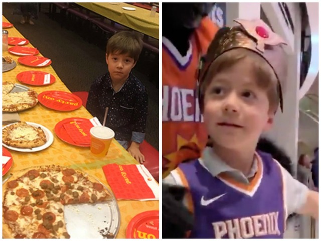 Phoenix Suns mima garoto que ficou só em festa