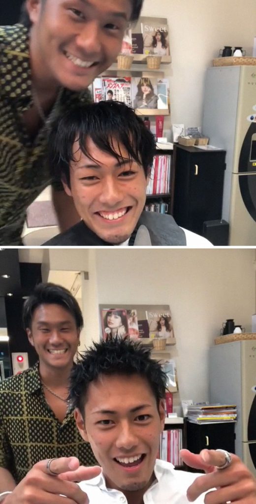 Japonês mostra diferença que corte de cabelo pode fazer