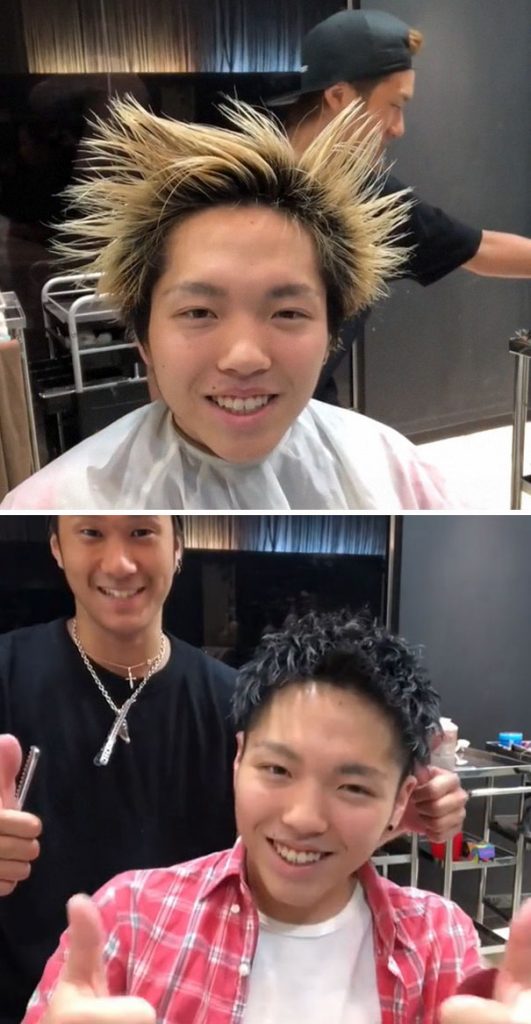 Japonês mostra diferença que corte de cabelo pode fazer