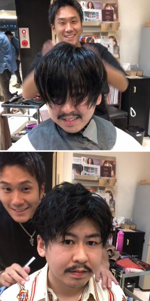 Japonês mostra diferença que corte de cabelo pode fazer