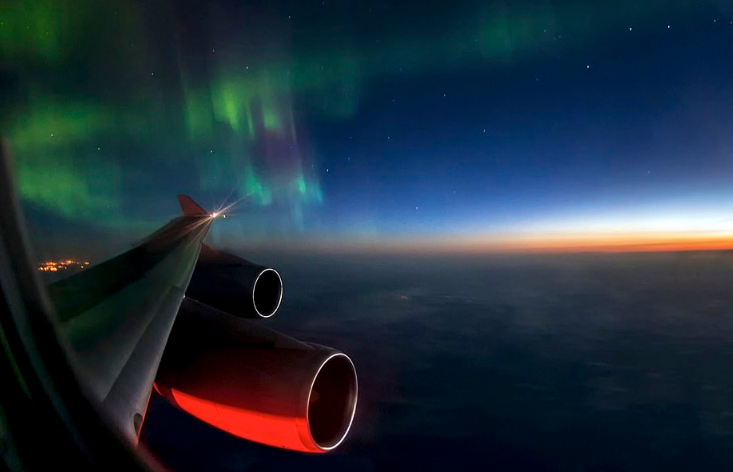 Piloto holandês registra vistas incríveis que tem da cabine