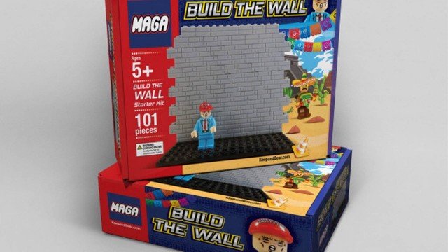Brinquedo do muro de Donald Trump