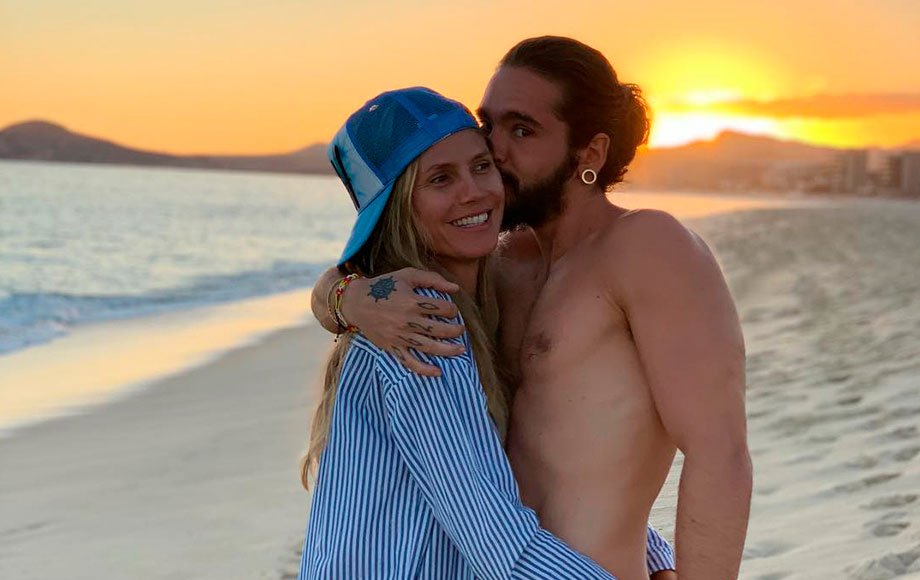Heidi Klum está noiva de Tom Kaulitz, guitarrista do Tokio Hotel