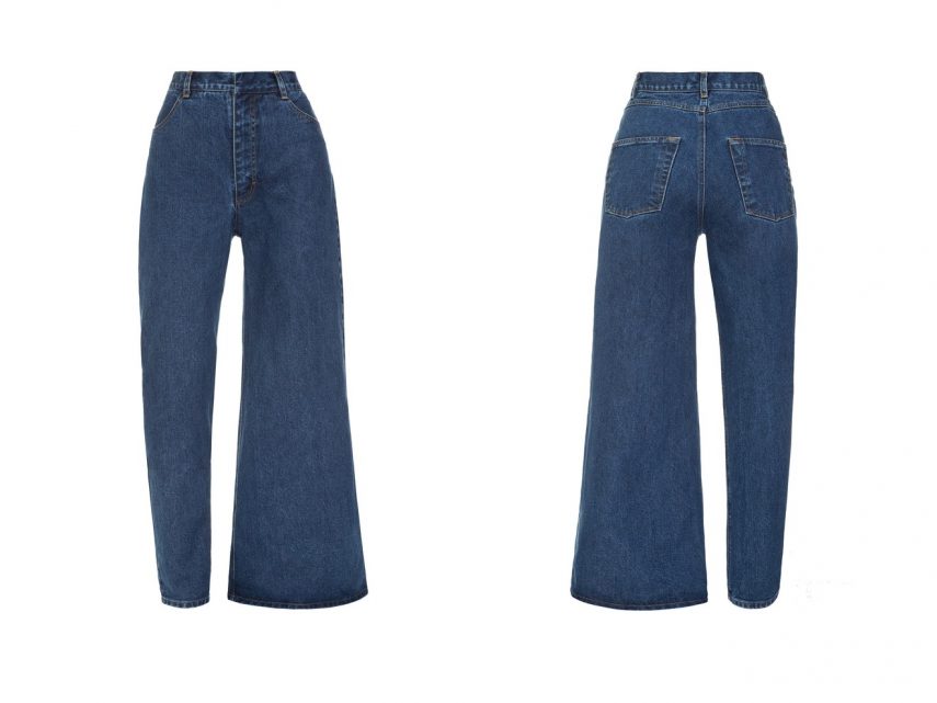 Jeans assimétricos