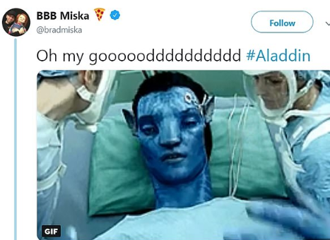 Fãs criticam o quanto Will Smith está azul no papel do Gênio da Lâmpada