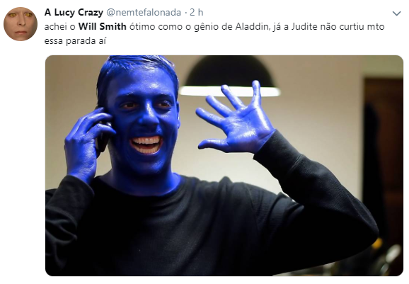 Fãs criticam o quanto Will Smith está azul no papel do Gênio da Lâmpada