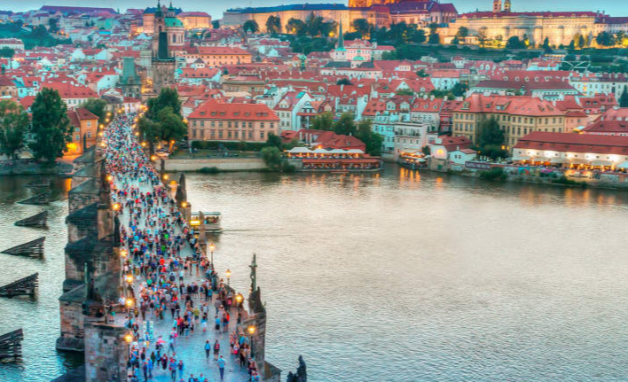 Praga, capital da República Checa 