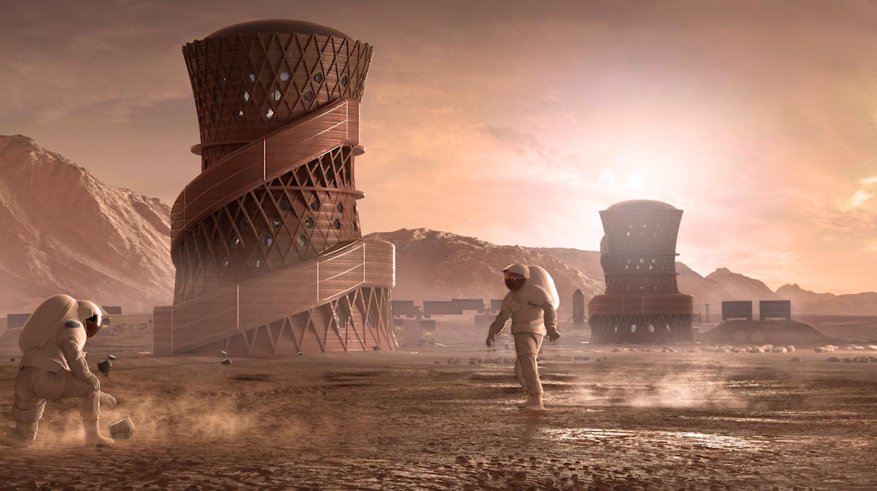 Nasa revela três tipos de casas que podem ser construídas em Marte
