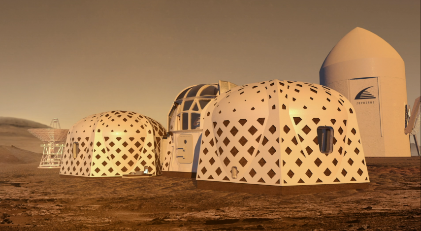 Casas em Marte