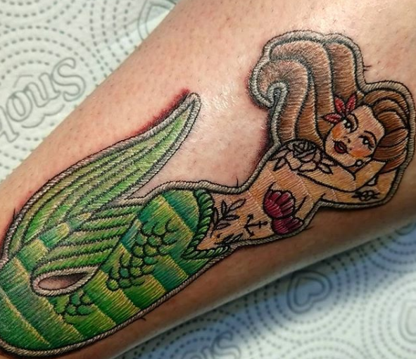 Desenhos que imitam pontos de bordado são nova moda entre tattoos