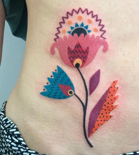 Desenhos que imitam pontos de bordado são nova moda entre tattoos