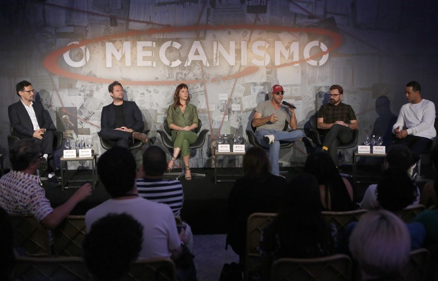Elenco e o produtor José Padilha se reuniram no Rio de Janeiro para debaterem sobre a volta da polêmica série baseada na Operação Lava Jato