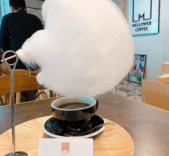 Rede chinesa cria café com nuvem de algodão doce