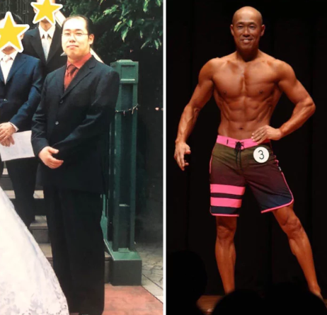 Japonês supera divórcio ao se tornar atleta de bodybuilding