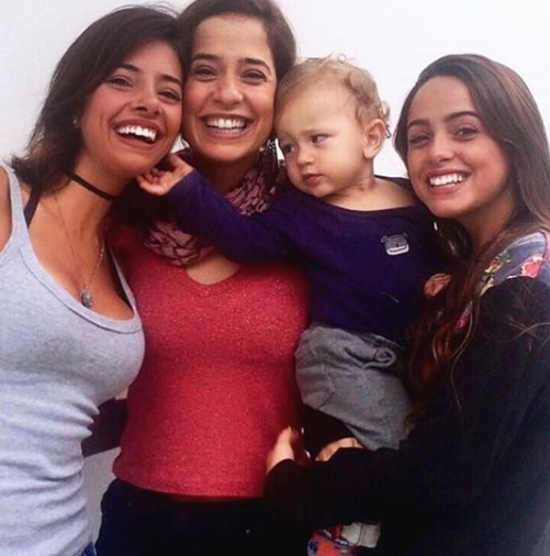 Semelhança entre atriz e os filhos Malu, Ana Clara e Antônio impressiona fãs