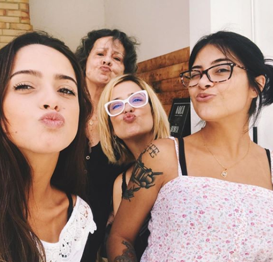 Mulheres da família Duarte: Débora, Paloma, Malu e Ana Clara