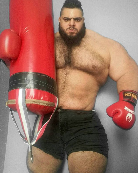 O fisioculturista Sajad Gharibi é conhecido também como 'Hércules da Pérsia' e se prepara para estrear no MMA contra um oponente brasileiro