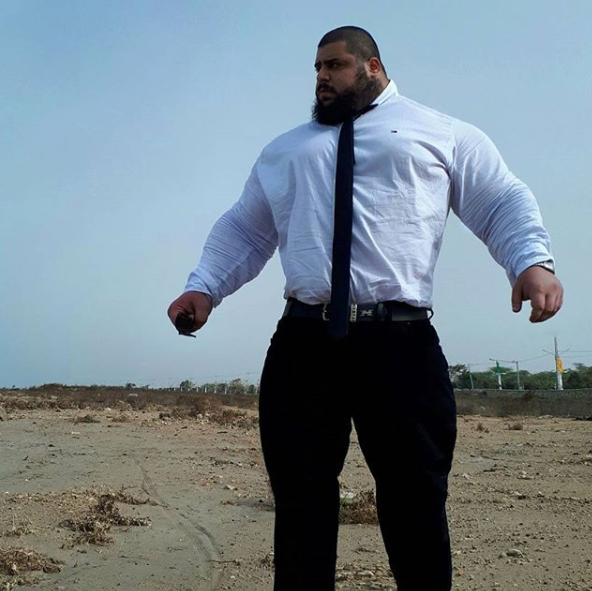 O fisioculturista Sajad Gharibi é conhecido também como 'Hércules da Pérsia' e se prepara para estrear no MMA contra um oponente brasileiro