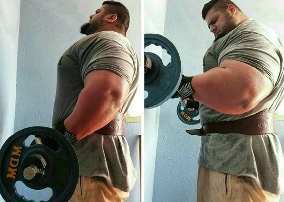 O fisioculturista Sajad Gharibi é conhecido também como 'Hércules da Pérsia' e se prepara para estrear no MMA contra um oponente brasileiro