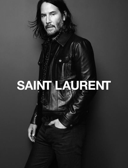 Keanu Reeves para Saint Laurent