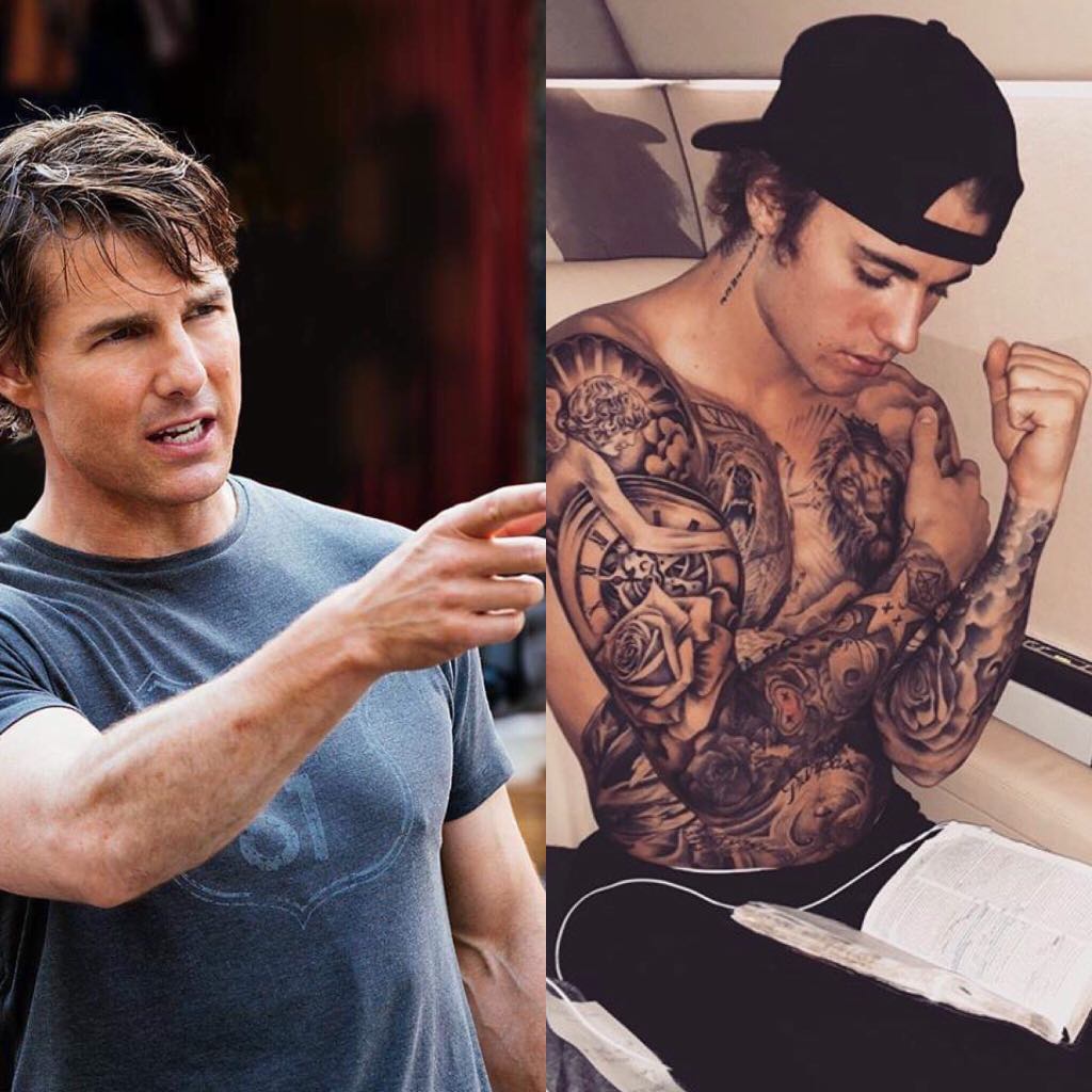 Justin Bieber desafia Tom Cruise para uma luta de MMA