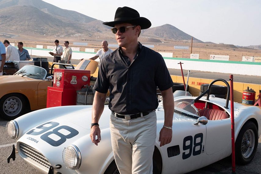 Matt Damon no papel de Carroll Shelby