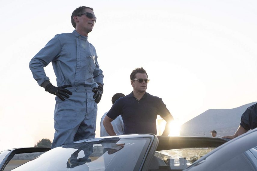 Matt Damon e Christian Bale no filme Ford Vs Ferrari