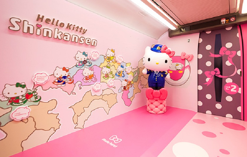 Hello Kitty Shinkansen é o trem da Hello Kitty do Japão, e está em operação desde 2018.