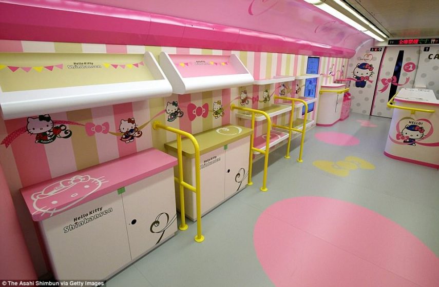 Hello Kitty Shinkansen é o trem da Hello Kitty do Japão, e está em operação desde 2018.