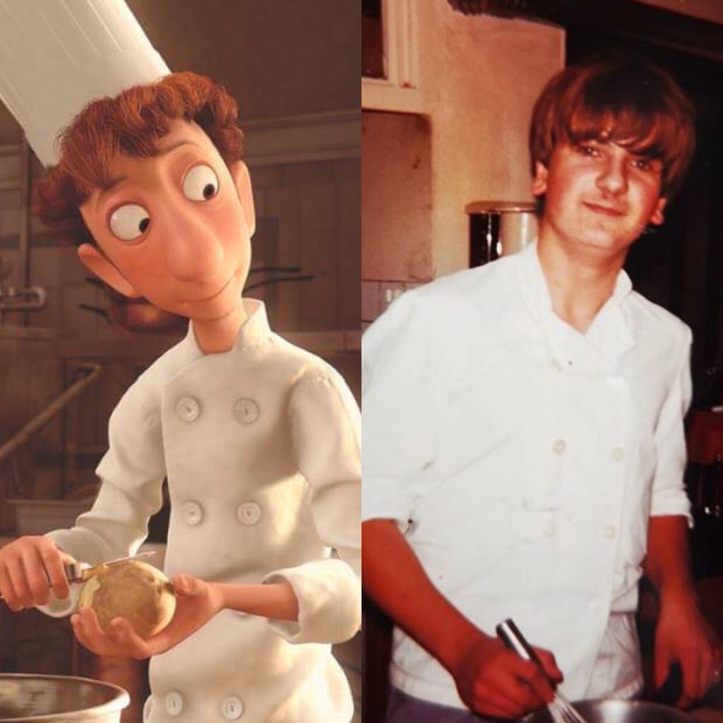 Fãs comparam Jacquin com personagem de 'Ratatouille' em foto antiga