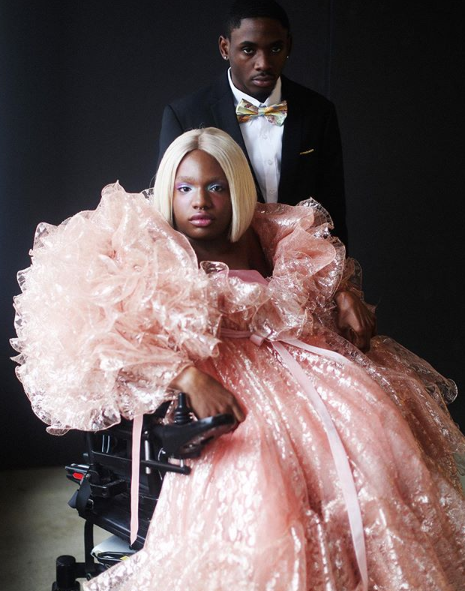 Pioneira: Aaron foi a primeira modelo negra, trans e com paralisia cerebral a assinar com uma grande agência, a Elite Model Management