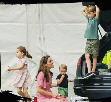 Meghan Markle e Kate Middleton levam filhos a evento esportivo