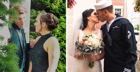 Que amor! Casais comparam fotos juntos na formatura e no casamento