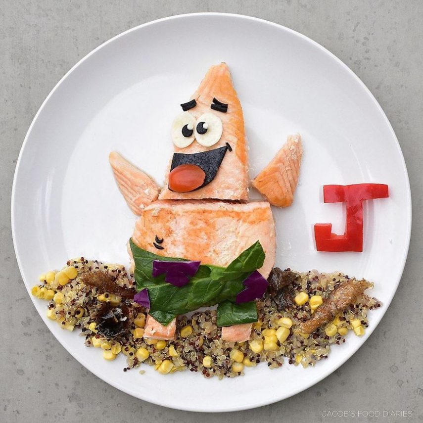 Laleh Mohmedi transforma pratos em arte apenas com comidas saudáveis e, assim, faz seus dois filhos comerem de tudo!