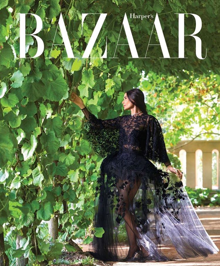 Demi Moore para a Harper's Bazaar