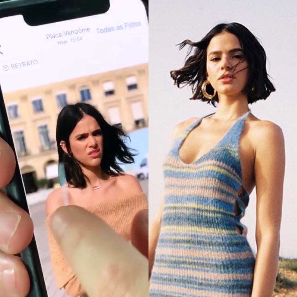 Bruna Marquezine mostra resultado hilário de fotos espontâneas