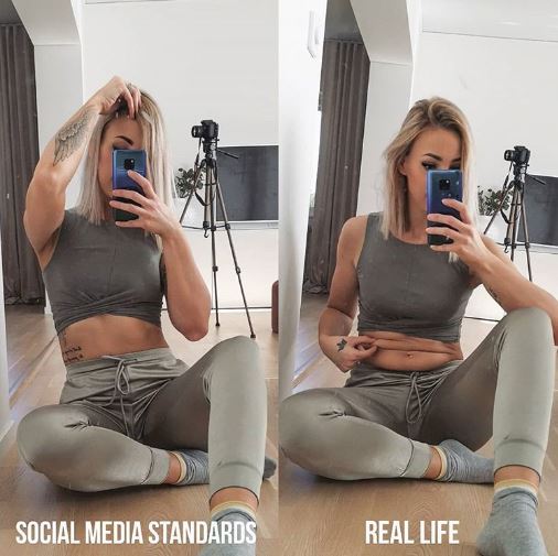 Instagram x realidade