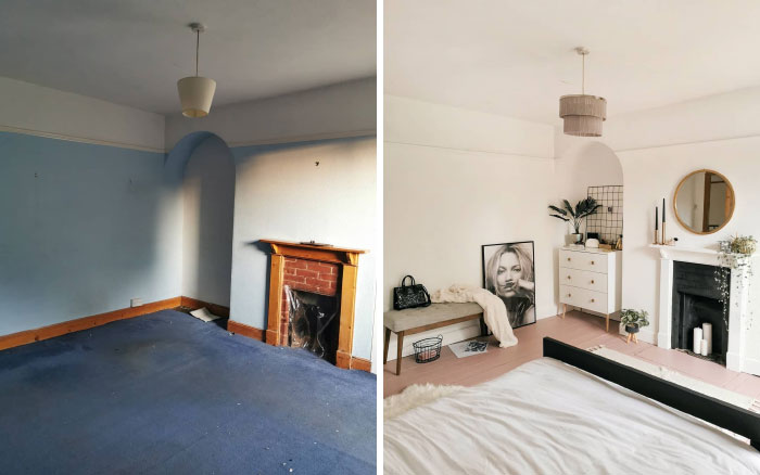Fotógrafa transforma quarto acabado em ambiente maravilhoso em 5 dias