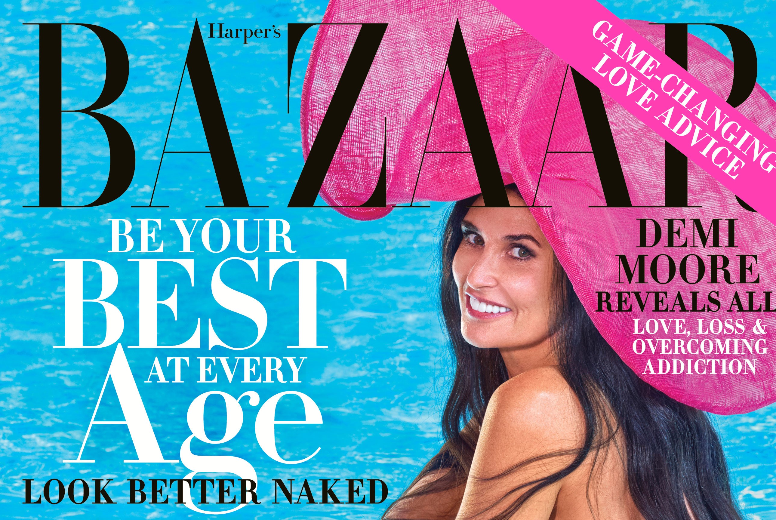 Pleníssima aos 56 anos: Demi Moore posa nua para revista